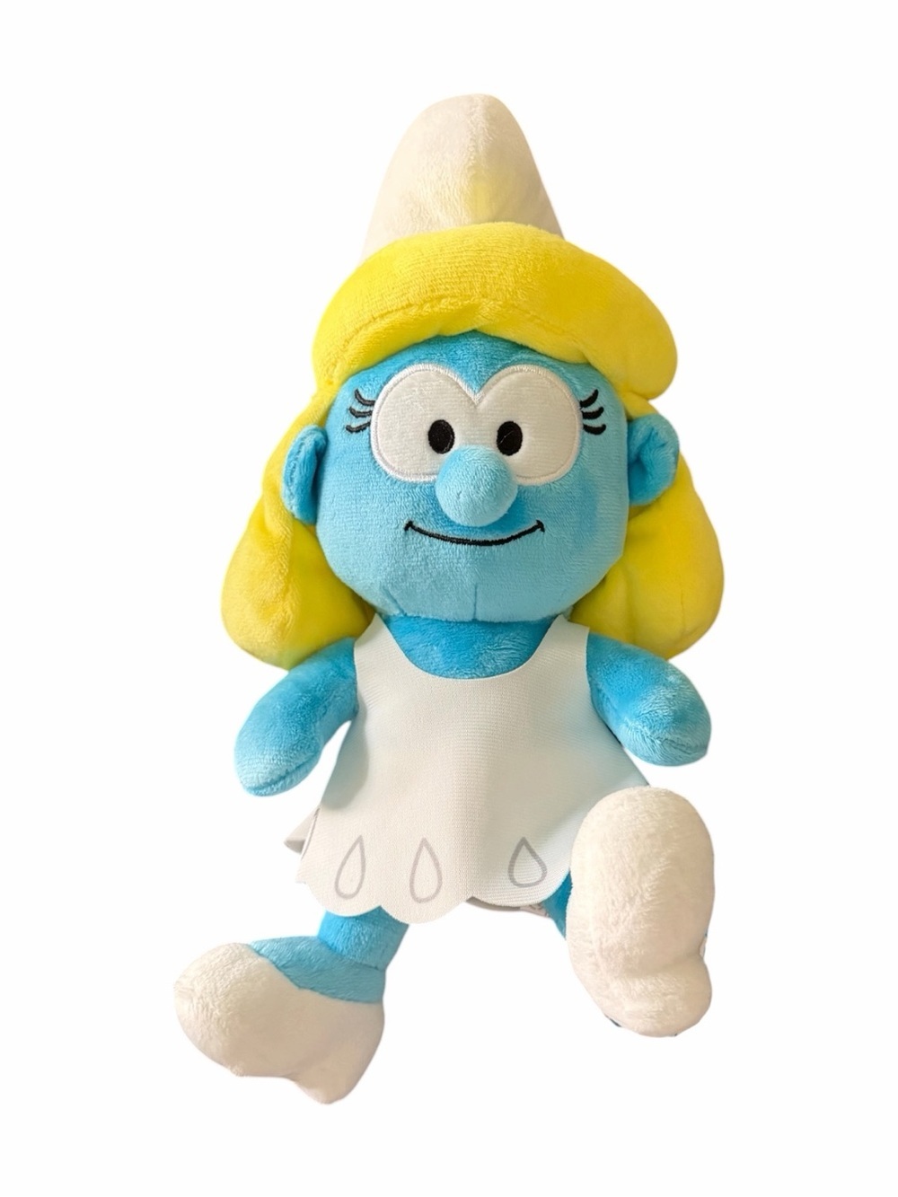 NWT-Smurfette Plush Toy - Blue & Yellow Soft Doll
